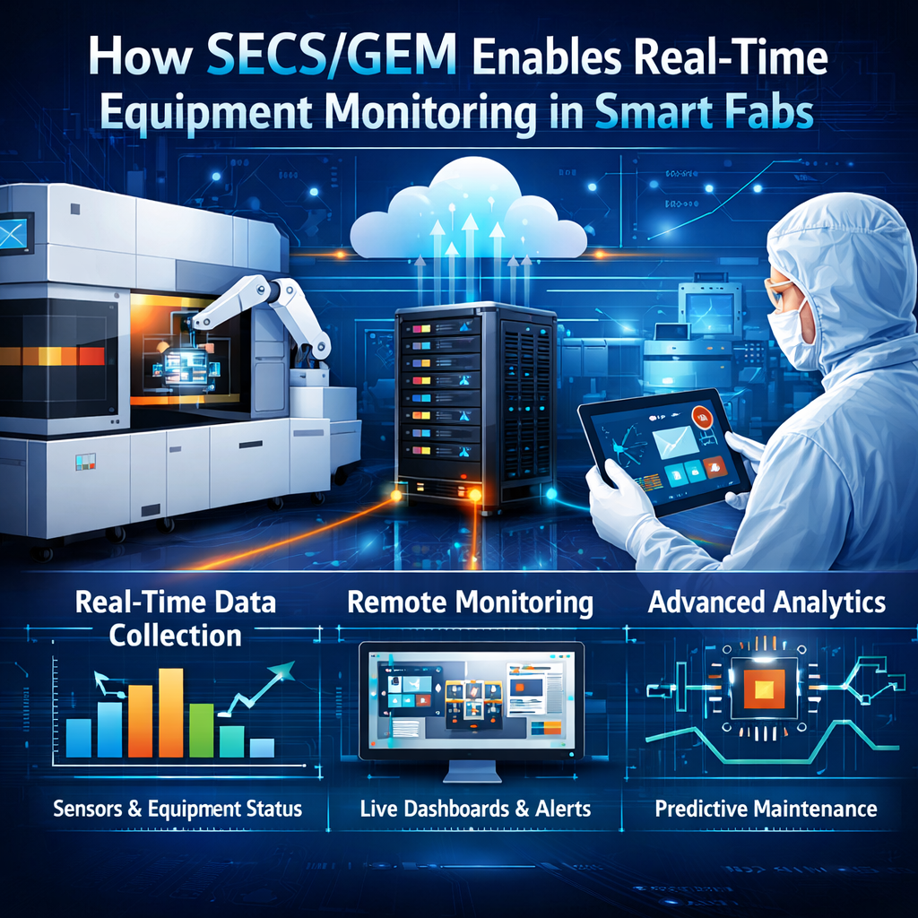 How SECS/GEM Enables Real-Time Equipment Monitoring in Smart Fabs