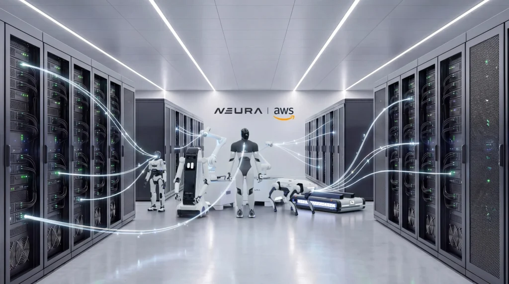 NEURA Robotics and Amazon Web Services (AWS) Announce Strategic AI Robotics Partnership
